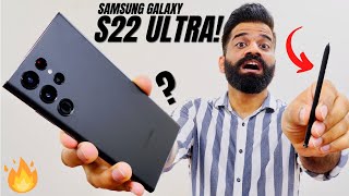 Samsung Galaxy S22 Ultra First Look  Epic SPen Magic🔥🔥🔥 [upl. by Sapers]