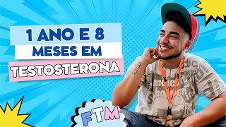 1 ANO E 8 MESES DE TESTOSTERONA  FTM [upl. by Malory]