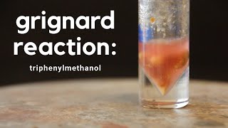 Grignard Reaction Triphenylmethanol [upl. by Orfield]