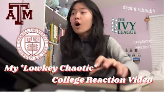 COLLEGE DECISION REACTIONS 2025 dream school ed chaotic [upl. by Oisacin498]