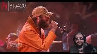 NEW HARDY Morgan Wallen amp Post Malone – Joe Diffie Tribute Medley  Live at CMA Awards  reaction [upl. by Akena]