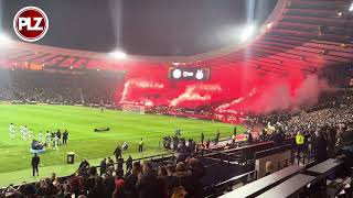 PYRO STOPS GAME  Celtic vs Aberdeen delayed due to Pyro display [upl. by Weissmann850]