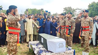 pak Army Shahid Shaheed  shaheed janaza  salami pak army شاہد شہید گاؤں کھنہ  شہید shaheed [upl. by Mccormick]