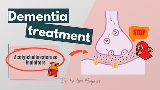 Dementia treatment l Acetylcholinesterase inhibitors  Donepezil Galantamine Rivastigmine [upl. by Fagin68]