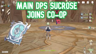 Main DPS Sucrose Showcase in Co Op Gesnhin Impact 22 [upl. by Eniruam278]