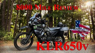 KLR 650 8000 Mile Review [upl. by Akinnej124]