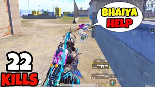 I Helped A Innocent Player But He Did This • 22 KILLS • BGMI Gameplay [upl. by Solnit972]