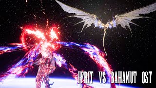 Final Fantasy XVI Ascension OST Ifrit Risen vs Bahamut Theme [upl. by Jania]