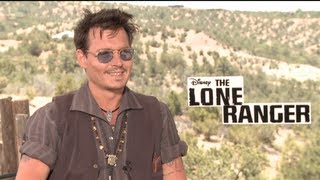 THE LONE RANGER Interviews Johnny Depp and Armie Hammer [upl. by Ohnuj320]