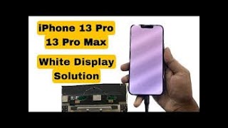 Fix iphone 13 pro max White Display Jumper Solution [upl. by Nitram51]