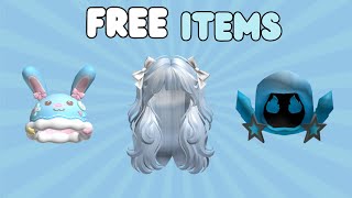 GET FREE HAIRS AND ITEMS IN ROBLOX [upl. by Cindie]