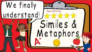 Similes and Metaphors  Award Winning Similes and Metaphors Teaching Video  New [upl. by Ainotal621]