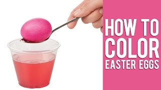 How to Dye Easter Eggs Without a Kit  Wilton [upl. by Ylreveb]