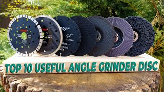 Top 10 awesome and useful angle grinder discs [upl. by Hebbe]