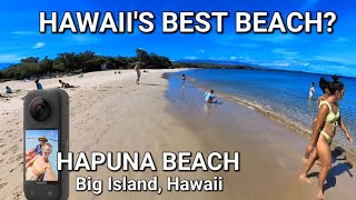 HD Walking Tour on the Beach with NO WATER  Hapuna Hawaii Vacation 2023 Water Resort Guide [upl. by Ajnos]