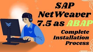 SAP NetWeaver 75 as ABAP Complete Installation process TiwariTechTV  SAP as ABAP step by step [upl. by Ethbin]