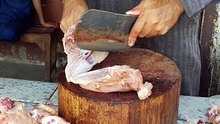 Whole Chicken Cutting step by step cutting skills foryou foryoupage fyp [upl. by Neetsyrk]