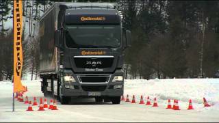 Continental Truck Tires Allround vs Winter Tires [upl. by Ainadi642]