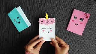 DIY Mini Paper Book Easy amp Fun Tutorial for Beginners  Paper Craft [upl. by Akiram]