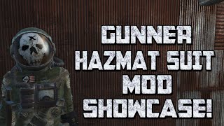 Fallout 4  Gunner Hazmat Suit Mod Showcase XB1 [upl. by Herwin]