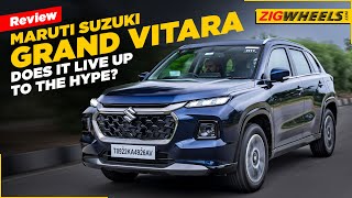 Maruti Suzuki Grand Vitara 2022 Review  Does It Live Up To The Hype  First Impressions [upl. by Junie]