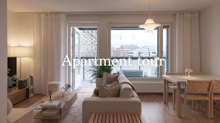 Minimalist Apartment Tour I 56 sqm Cozy Apartment in Finland I Nordic Home [upl. by Alohcin27]