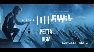 Petta Bgm video rajinikanth edit bgm petta movies [upl. by Atsirc376]