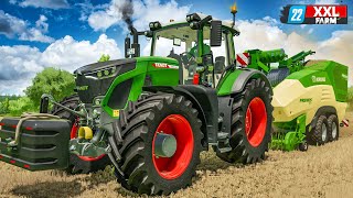 LS22 Neuer FENDT  Krone Premos 5000 auf dem Hof  XXL Farm 2 11  FARMING SIMULATOR 22 [upl. by Wystand]