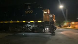 CSX M409 SB Manifest Train Working Florence Yard With CSX 5222 Leading With K5HLAHorn Florence SC [upl. by Iegres86]