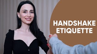 How to shake hands properly and look confident [upl. by Tyre]