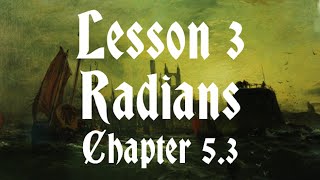 Solving trigonometric equations using radians Chapter 53 Radians [upl. by Acinnad]