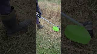 greenworks 80v string trimmer [upl. by Darbee355]