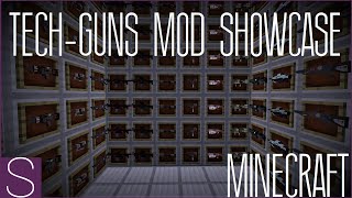 Techguns Mod Showcase  Minecraft [upl. by Bartholomeus]