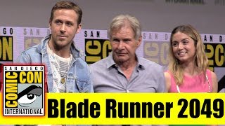 BLADE RUNNER 2049  Comic Con 2017 Full Panel and News Harrison Ford Ryan Gosling Ana De Armas [upl. by Adnilav]