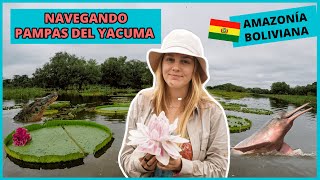 PAMPAS DEL YACUMA 🐬 Nadando con DELFINES ROSADOS en la AMAZONÍA BOLIVIANA  BENI BOLIVIA [upl. by Drye]