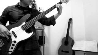 Van Morrison  Brown Eyed Girl Bass Cover [upl. by Deming]