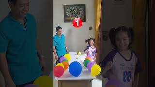 Dice rolling game who is the winner funnyfamily H2Bfamily shorts [upl. by Oinoitna]