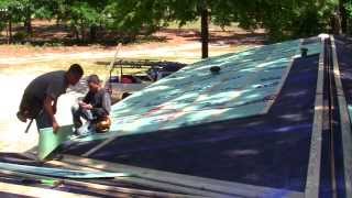 How To Install Metal Roofing On A Mobile Home Newest Part 1 Preparation AndFurring Strips [upl. by Akem340]