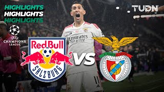 RB Salzburg vs Benfica  HIGHLIGHTS  UEFA Champions League 202324  TUDN [upl. by Jacoby989]