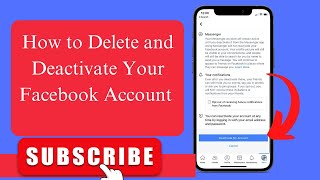 How to Delete and Deactivate Your Facebook Account 2024 Method [upl. by Zetnod196]