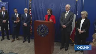 Criminal charges announced against former Harris County Public Health director [upl. by Aicatsan260]