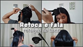 RETOCA E FALA  Retoque de raiz com henê  Náh Hair [upl. by Adyam]