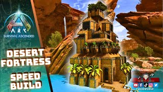 ARK Survival Ascended  Desert Base  How to build [upl. by Adraynek]