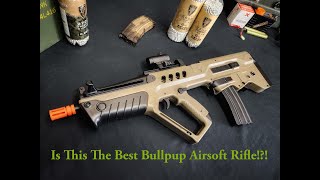 Tavor 21 Competition AEG Bullpup Airsoft Rifle that Accepts M4 Magazines [upl. by Ragas]