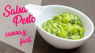 Cómo hacer PESTO CASERO con ALBAHACA ►Salsa para pasta [upl. by Seravart]