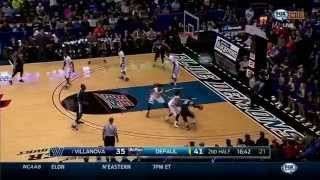 Arcidiaconos Big SecondHalf Leads Villanova Over DePaul [upl. by Scevor]