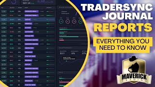 TraderSync Journal Forex Reports  Run meaningful reports [upl. by Cud]