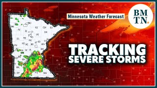 Tracking where and when severe storms could hit Minnesota on Wednesday [upl. by Itsud896]