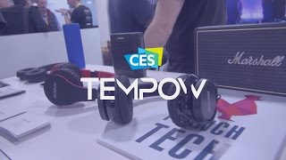 CONNECTEZ 5 ENCEINTES OU CASQUES BLUETOOTH À VOTRE SMARTPHONE  TEMPOW CES2017 [upl. by Irahs]