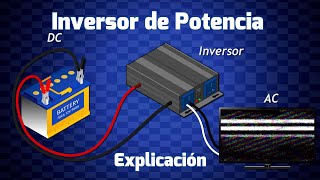 Explicación de inversores de potencia  ¿Cómo funcionan Principio de funcionamiento del inversor [upl. by Nolitta472]